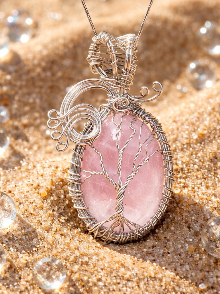 Stunning Rose Quartz Necklace